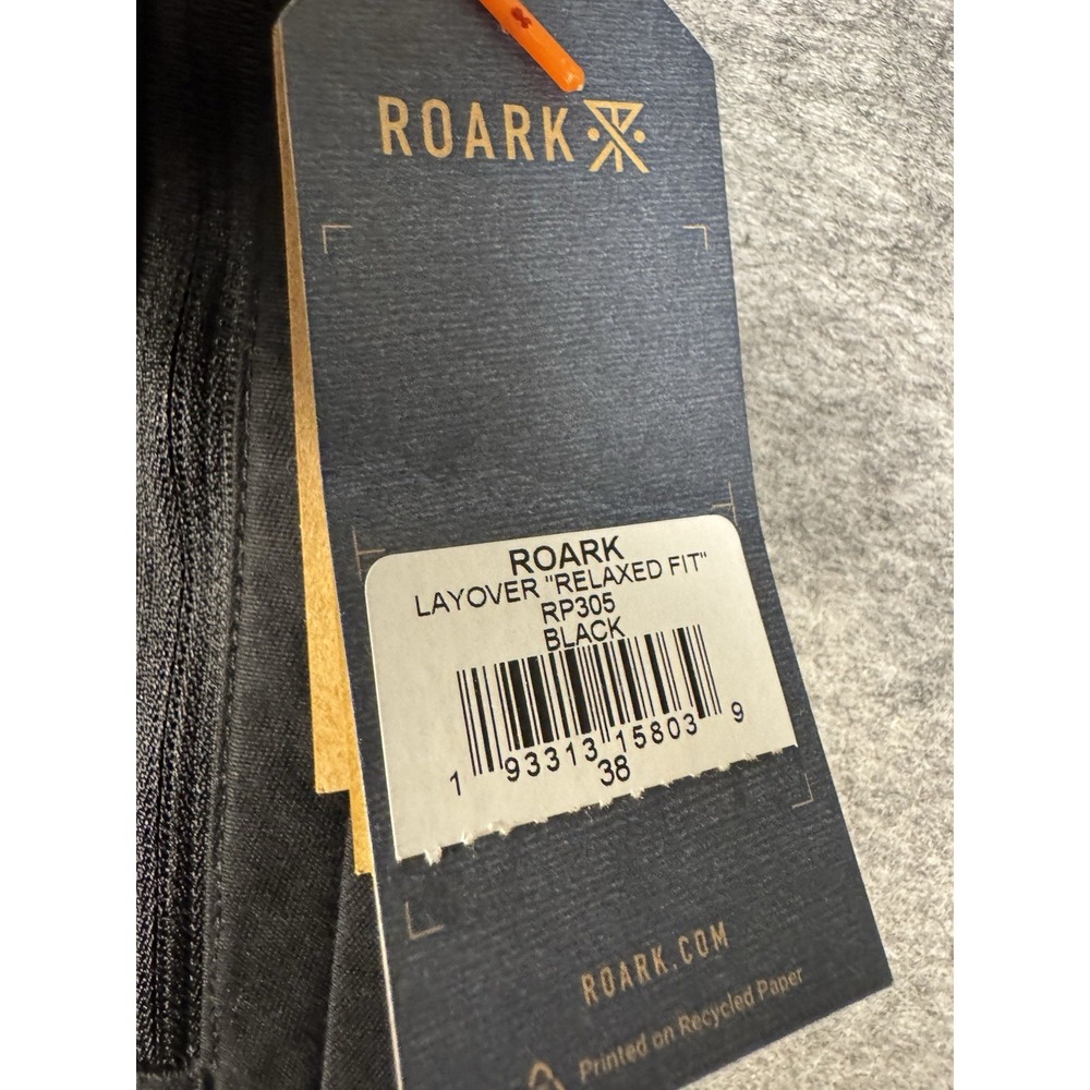Roark Pants Mens Size 38 Black Military Army Layover 2.0 Travel Commuter - Picture 10 of 16